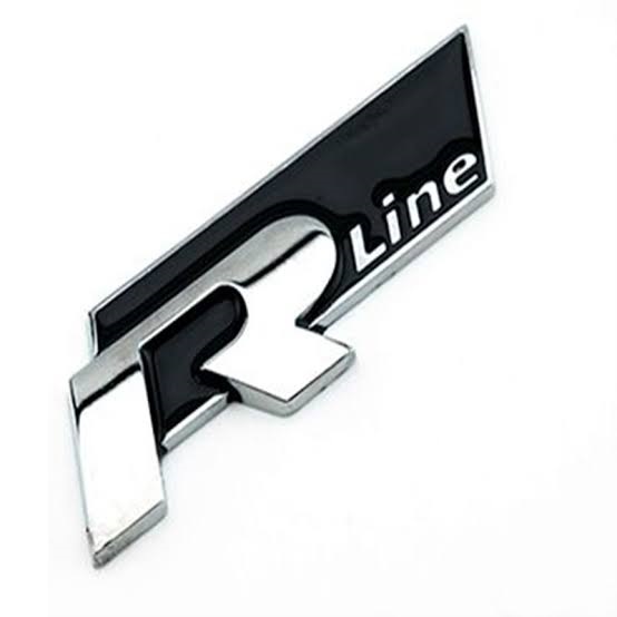 R-line civatalı panjur arması-siyah / YACI149