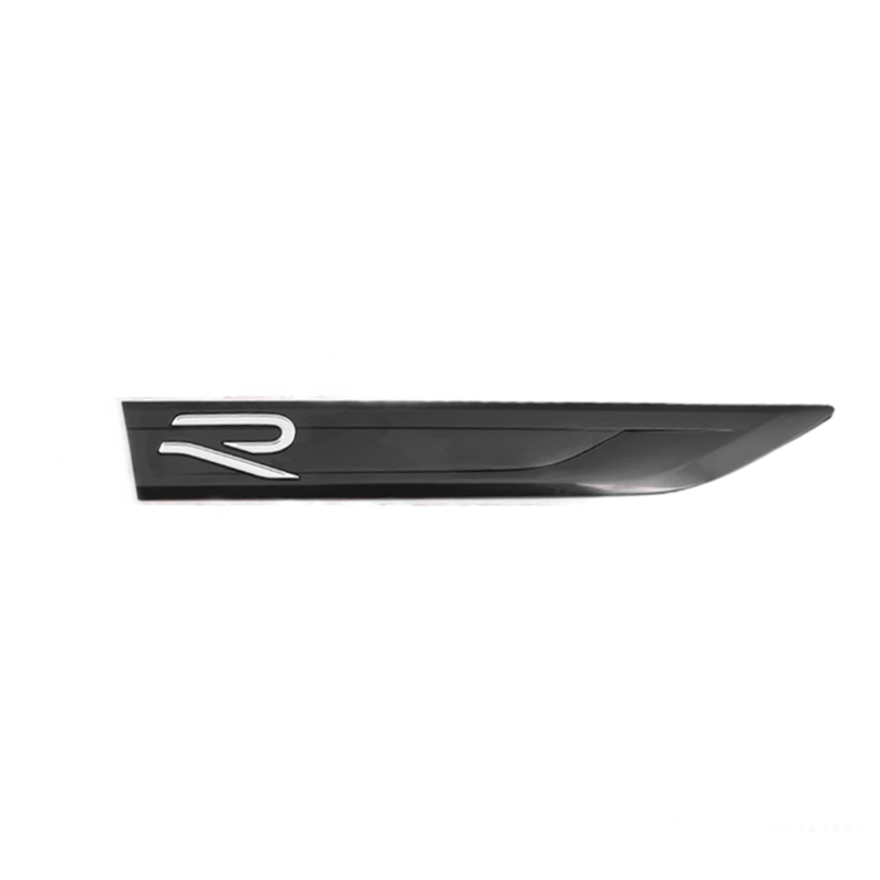 Golf 8 2'li çamurluk arması siyah-nikelaj / YACI165